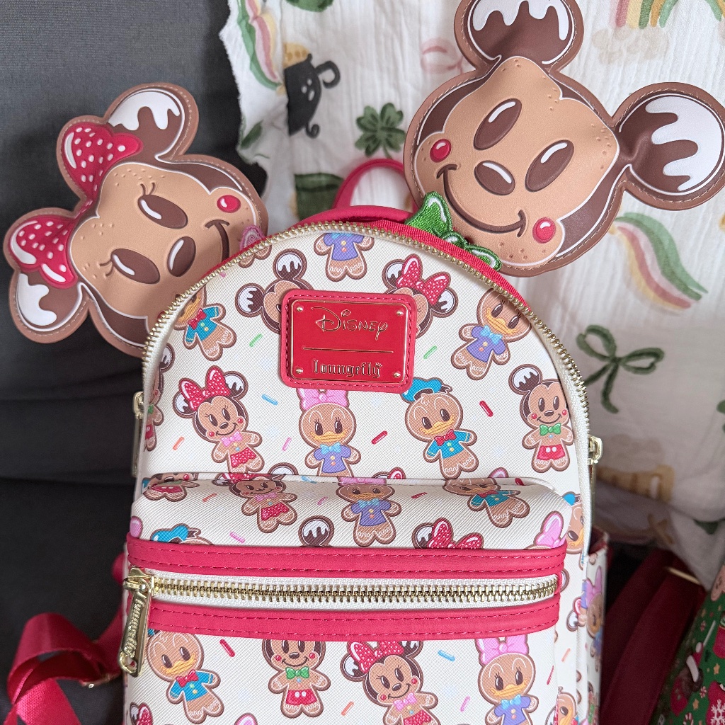 Loungefly Disney Gingerbread Backpack And Ears